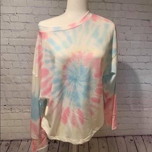 Grateful threads tie dye top